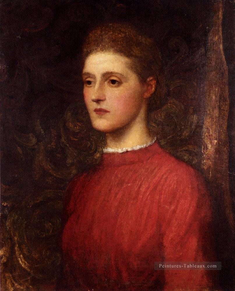 Portrait d’une dame George Frederic Watts Peintures à l'huile